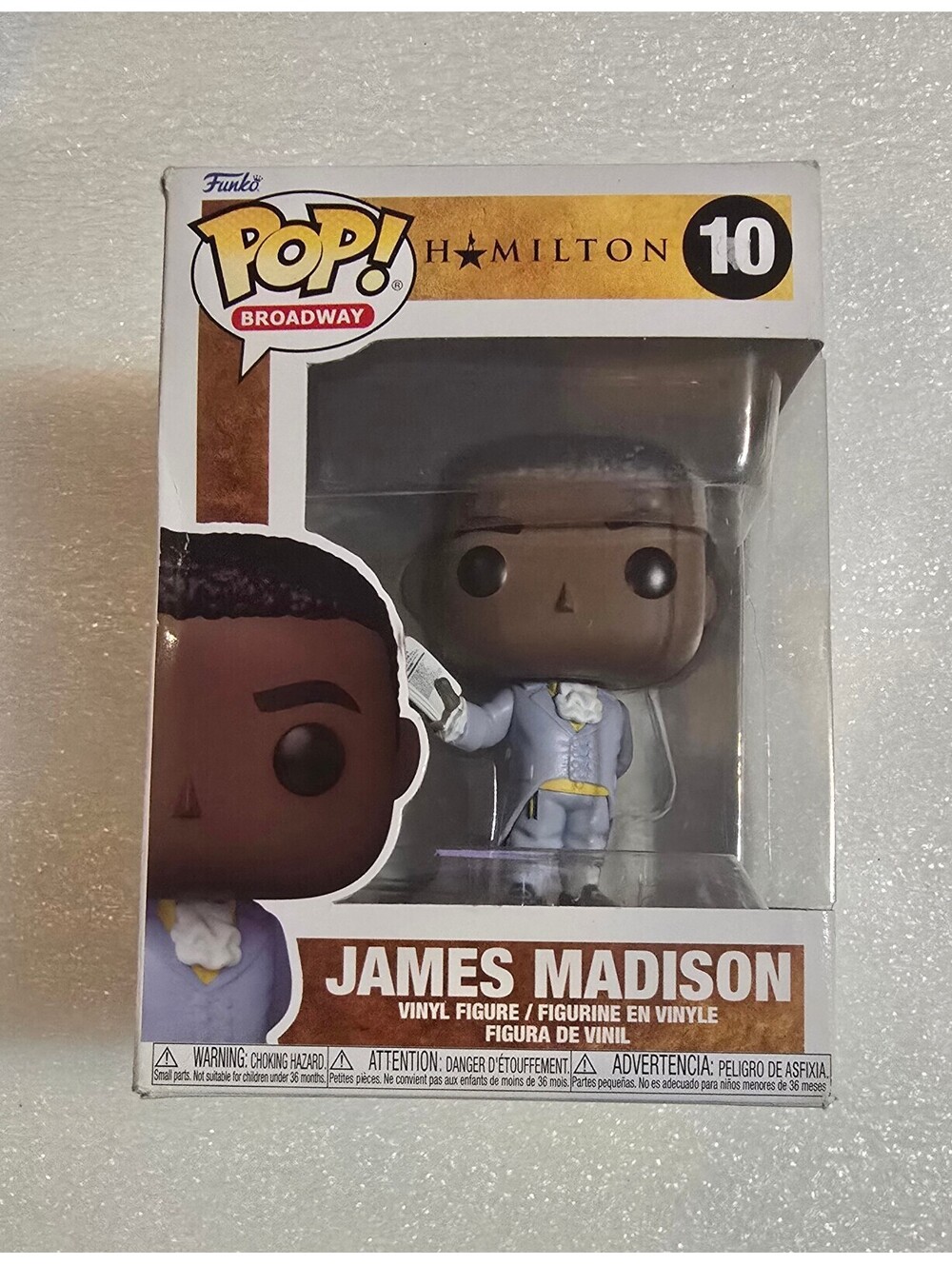 Funko Pop! Vinyl:Broadway Hamilton #10 James Madison Vaulted